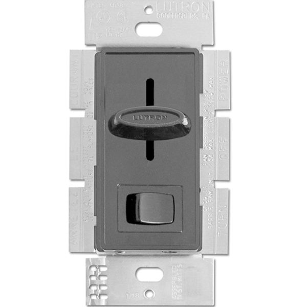 Skylark 1.5 Amp 3-Speed Slide-to-Off Fan Control and Light Switch, Single Pole, Black Discount