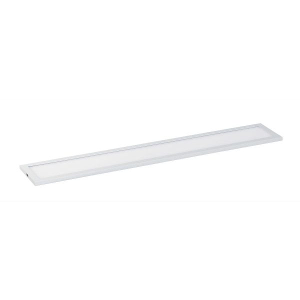 Wafer 24 in. LED Rectangular Disk Light 1600 Lumens 3000K White finish Online