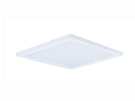 Wafer 15 in. LED Square Disk Light 3000 Lumens 4000K White finish Online Sale