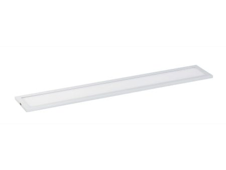 Wafer 24 in. LED Rectangular Disk Light 1600 Lumens 3000K White finish Online