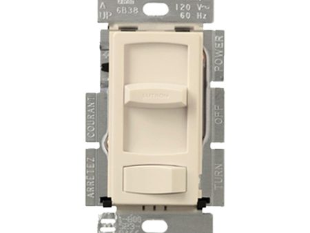 Skylark Contour Slide Dimmer Switch ELV+, 300 Watts, Single Pole or 3-Way, Light Almond Discount