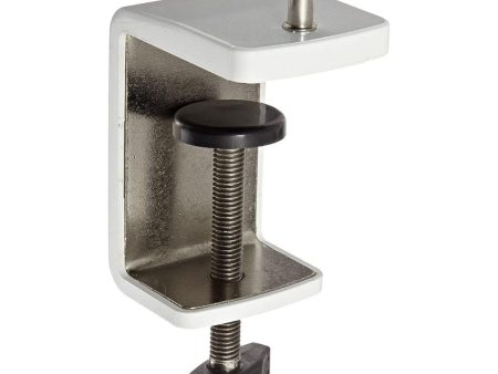 One-piece Desk Clamp Accesssories White Finish Supply