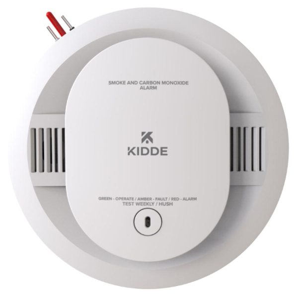 Smoke & Carbon Monoxide Detector Photoelectric Electrochemical Sensor Hardwired with AA Battery Online