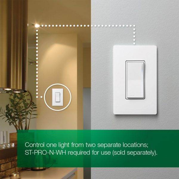 Lutron Sunnata PRO Companion Multi-Location Dimmer, Not for Standalone Use, Black For Cheap