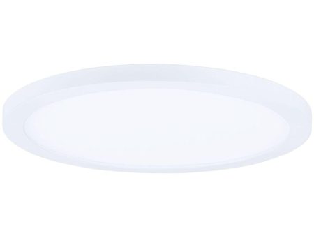 Wafer 15 in. LED Round Disk Light 3000 Lumens 4000K White finish Sale