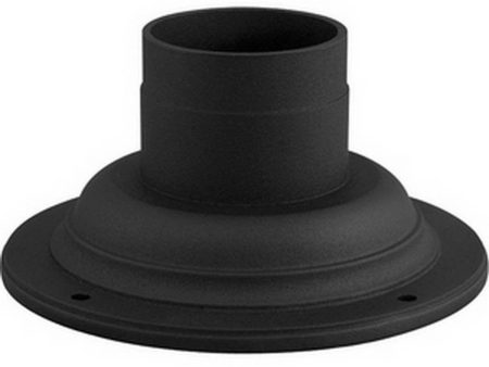 7 in. Aluminum Pier Mount Base  Black Finish Online Sale