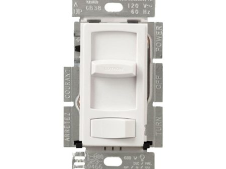 Skylark Contour Slide Dimmer Switch ELV+, 300 Watts, Single Pole or 3-Way, White Online Hot Sale