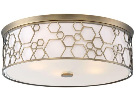 20 in. LED Flush Mount Light Chrome finish on Sale