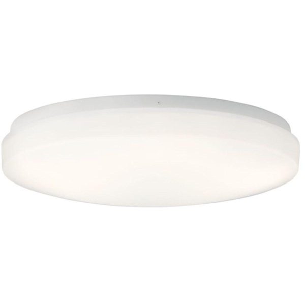 Ceiling Space 16 in. LED Ceiling Puff Light 120V, 3000K White Finish For Discount