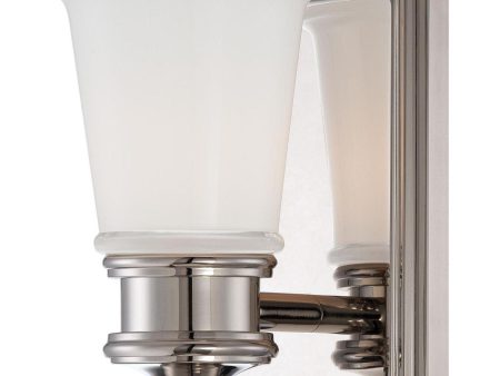 6 in. Wall Sconce Polished Nickel finish Sale