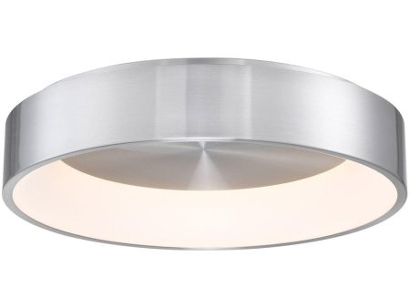 Corso 24 in. LED Flush Mount Light Aluminum Finish Cheap