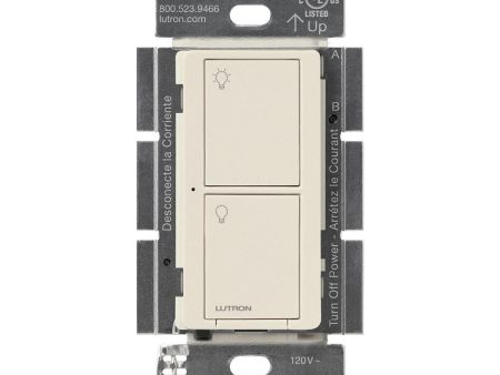 Caseta Wireless 3-Way Tap Smart Light Switch, Neutral Required, Light Almond Online now