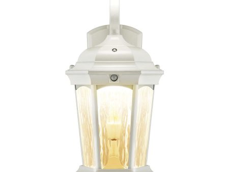 15 in. LED Outdoor Wall Lantern 1200 Lumens 3000K White finish Fashion