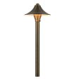 12V Landscape Cone Hat LED Path Light 19  3W 3000K Brass Online Sale