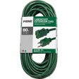 80 ft. Outdoor Extension Cord 16 3  Gauge SJTW Green on Sale