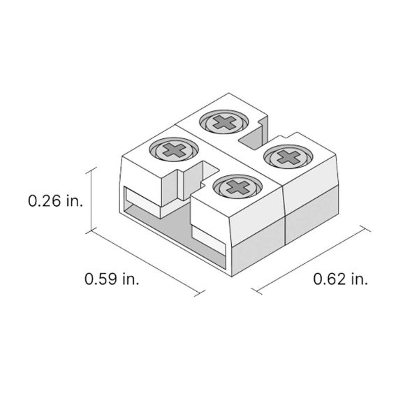 12mm Tape to Tape Terminal Block Connector for Valent X Strip Lights Online