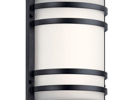 13 In LED Outdoor Wall Sconce  875 Lumens 3000K Black Finish Online Hot Sale