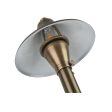 12V Landscape Cone Hat LED Path Light 19  3W 3000K Brass Online Sale