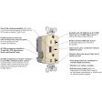 Tamper Resistant 20A Duplex Receptacle with USB Type A C Fast Charging, Light Almond Online Hot Sale