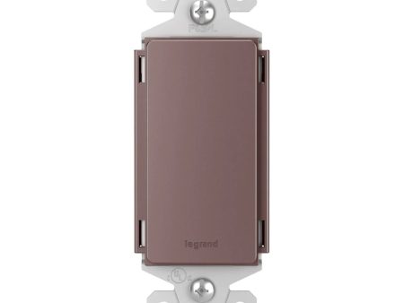 radiant Blank Decorator Wall Plate Insert, Brown Online