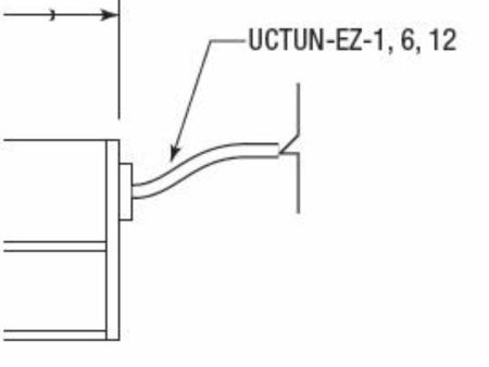 12in. Fixture to Fixture Connector For TunableTask Task Light, White Cheap