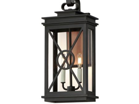 Yorktown 22 in. 2 Lights Light Black & Copper Finish on Sale