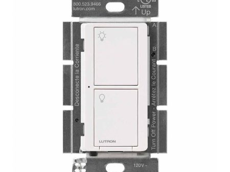 Caseta Wireless 3-Way Tap Smart Light Switch, White Sale