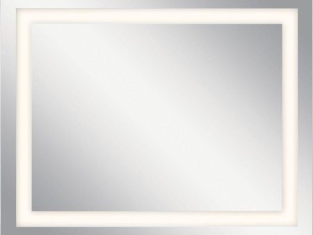 30 In. LED Mirror Silver Finish Discount