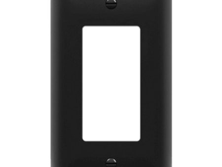 1-Gang Decorator Rocker Wall Plate Black Online Sale