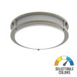 CRVFA 12 In. LED Flush Mount Light 120-277V Selectable CCT Brushed Nickel Finish Online