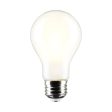 A19 LED Bulb, 60W Equal, 8 Watts, 800 Lumens, 2700K, E26 Medium Base, Frosted Finish, Pack of 4 For Discount