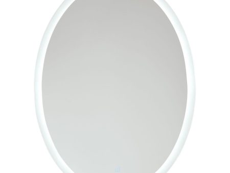 23.62 In. X 31.5 In. LED Vanity & Bathroom Mirror With Touch On Off Dimmer Function Fashion