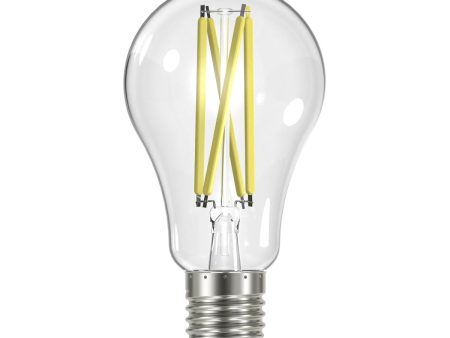 A19 LED Filament Bulb, 100W Equal, 13 Watts, 1500 Lumens, 2700K, E26 Medium Base, Clear, Pack of 4 Online now