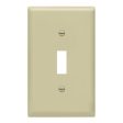 1-Gang Toggle Wall Plate Ivory Cheap