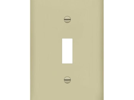 1-Gang Toggle Wall Plate Ivory Cheap