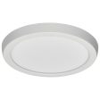 Blink 7 in. LED Round Disk Light 11W Selectable CCT White Finish Fashion