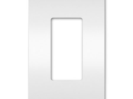 radiant 1-Gang Screwless Wall Plate, White Online now