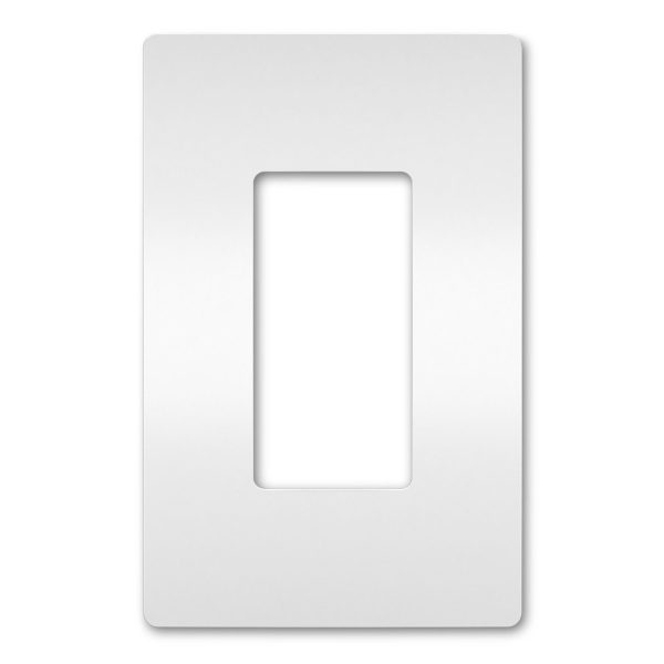 radiant 1-Gang Screwless Wall Plate, White Online now