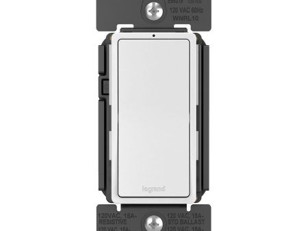 radiant 3-Way Multi-Location Rocker Smart Light Switch with Netatmo, White Online