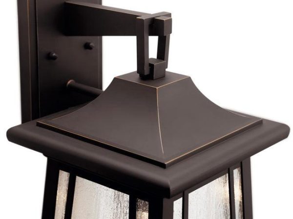 Taden 21 in. Outdoor Wall Sconce Rubbed Bronze Finish Supply