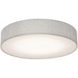 Ashland 15 Inch LED Flush Mount Light, Selectable CCT, Gray Finish Online