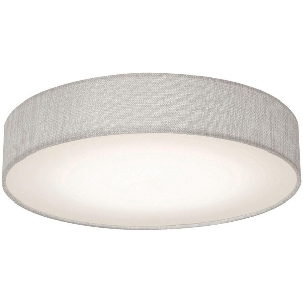 Ashland 15 Inch LED Flush Mount Light, Selectable CCT, Gray Finish Online