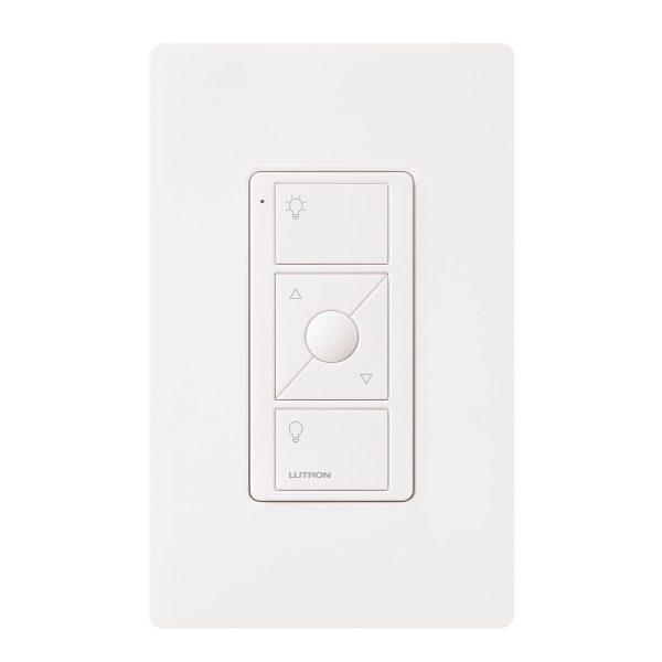 Pico Wireless Control 3-Button Smart Remote with Raise Lower, White For Discount