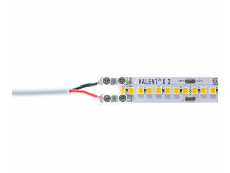 12mm Tape to Wire Splice Connector with 60in. Jumper cable for Valent X Strip Lights, Pack of 25 For Cheap