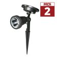 Solar LED Spot Light 30 Lumens 4500K (Pack Of 2) Hot on Sale