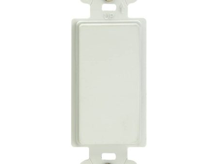 On-Q Blank Decorator Outlet Insert, White For Sale