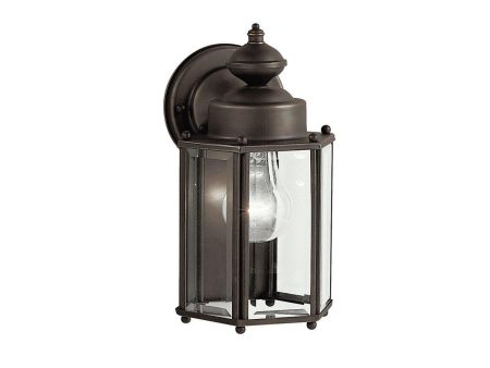 10 in. Outdoor Wall Lantern Old Bronze Finish For Cheap