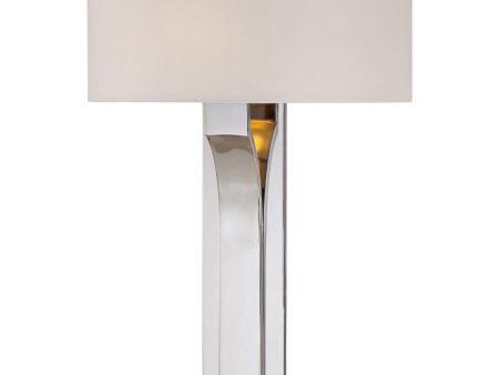 17 in. Wall Light Polished Nickel & Gold finish Fashion