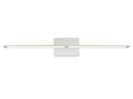 Anton 30 in. LED Wall Light Nickel Finish on Sale