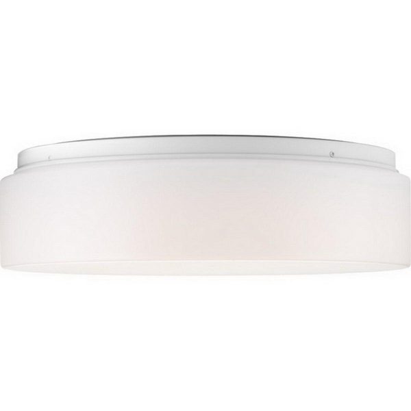 Drums and Clouds 14 in LED Flush Mount Light White finish Online now